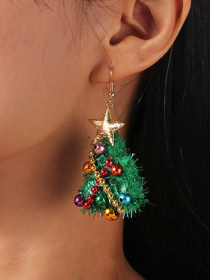 flowersverse Christmas Tree Earrings Accessories