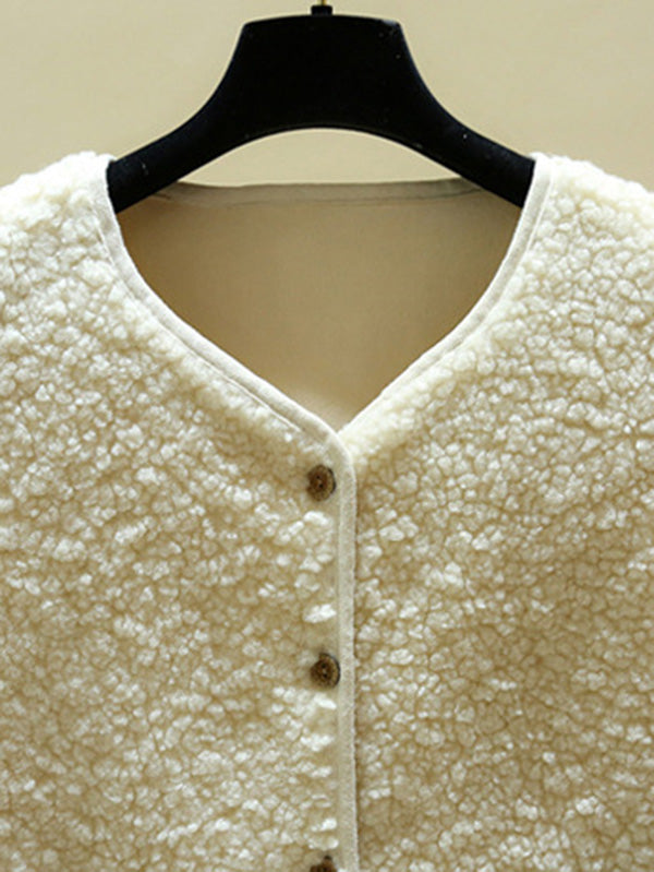 flowersverse Loose Warm Lambswool Vest