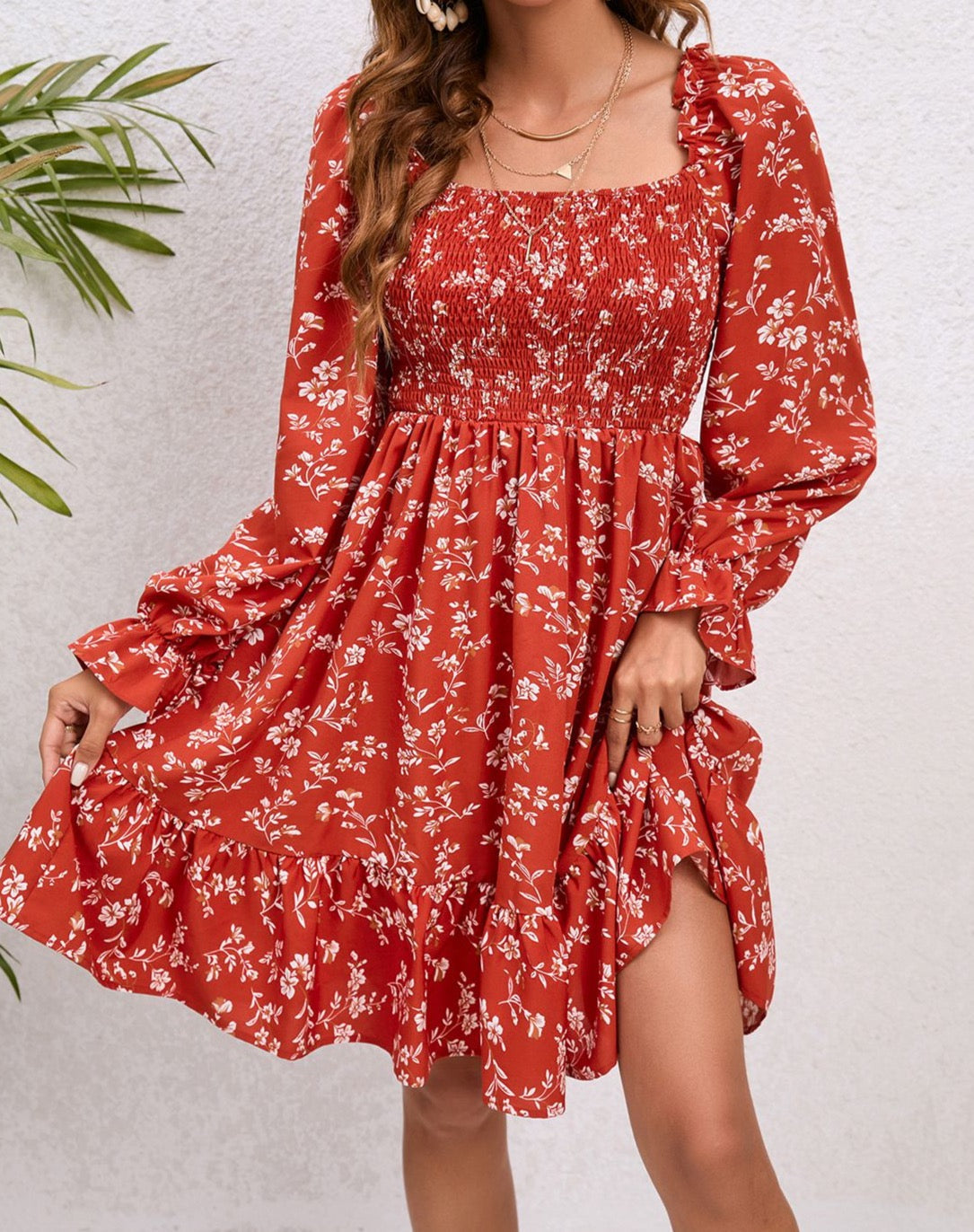 flowersverse Fields of Love Floral Mini Dress