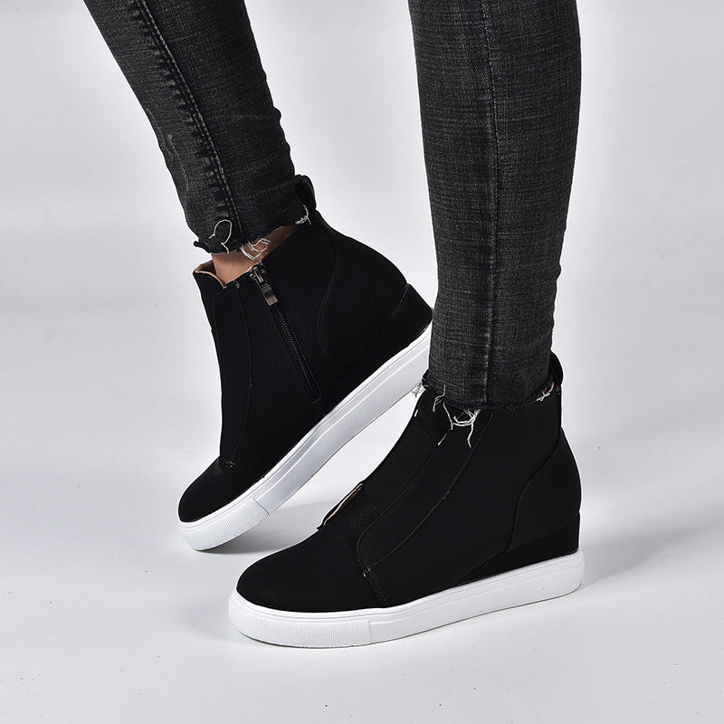 flowersverse Daily Comfy Wedge Heel Sneakers