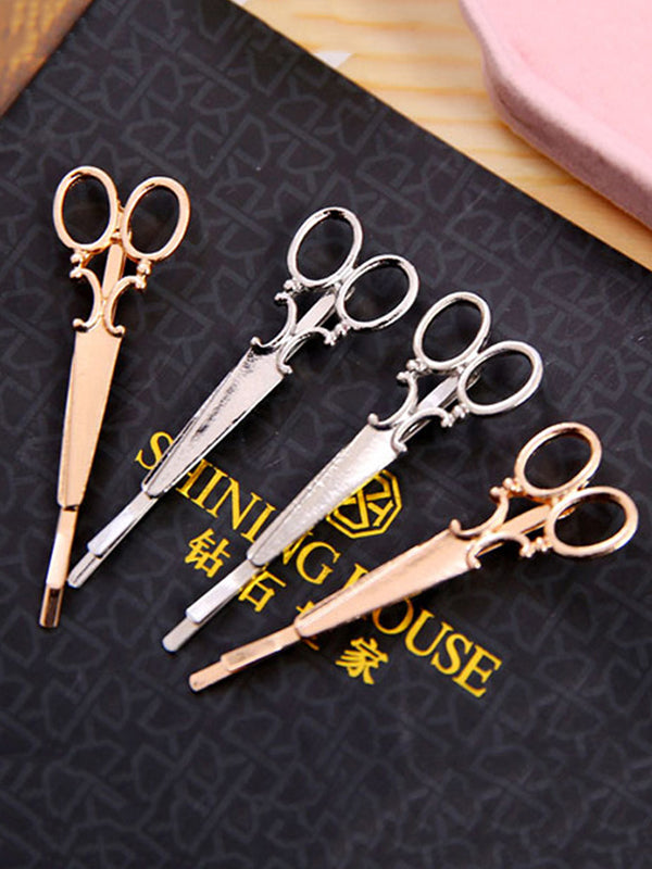 flowersverse Original Stylish Solid Color Scissor Shape Hair Band