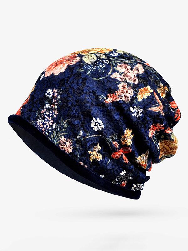 flowersverse Lace-paneled Floral All seasons Hood