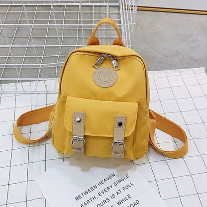 flowersverse Backpack Women Small Teenage School Bag Fashion New High Quality Zipper Female Backpacks Double Belt Mini Shoulder Bags Travel