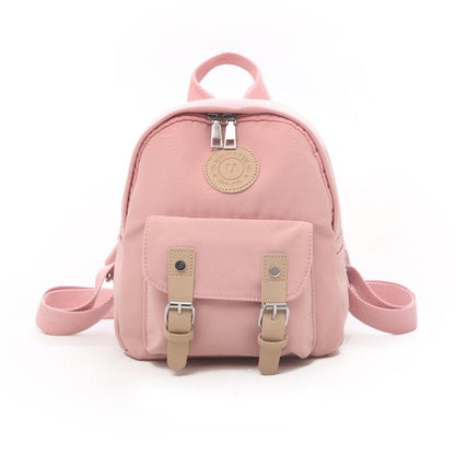 flowersverse Backpack Women Small Teenage School Bag Fashion New High Quality Zipper Female Backpacks Double Belt Mini Shoulder Bags Travel