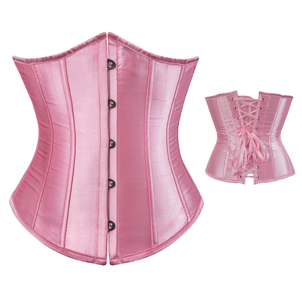 flowersverse-2024 New Style Women Underbust Corset Sexy Bustiers Workout Shape Body Belt Slimming Shapers Girdles Dropship Support S-XXXL