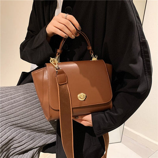 flowersverse Back to school Vintage Trapeze Designer Women Handbags  Trends Short Handle Luxury Brand Wide Strap Ladies Shoulder Crossbody Bags