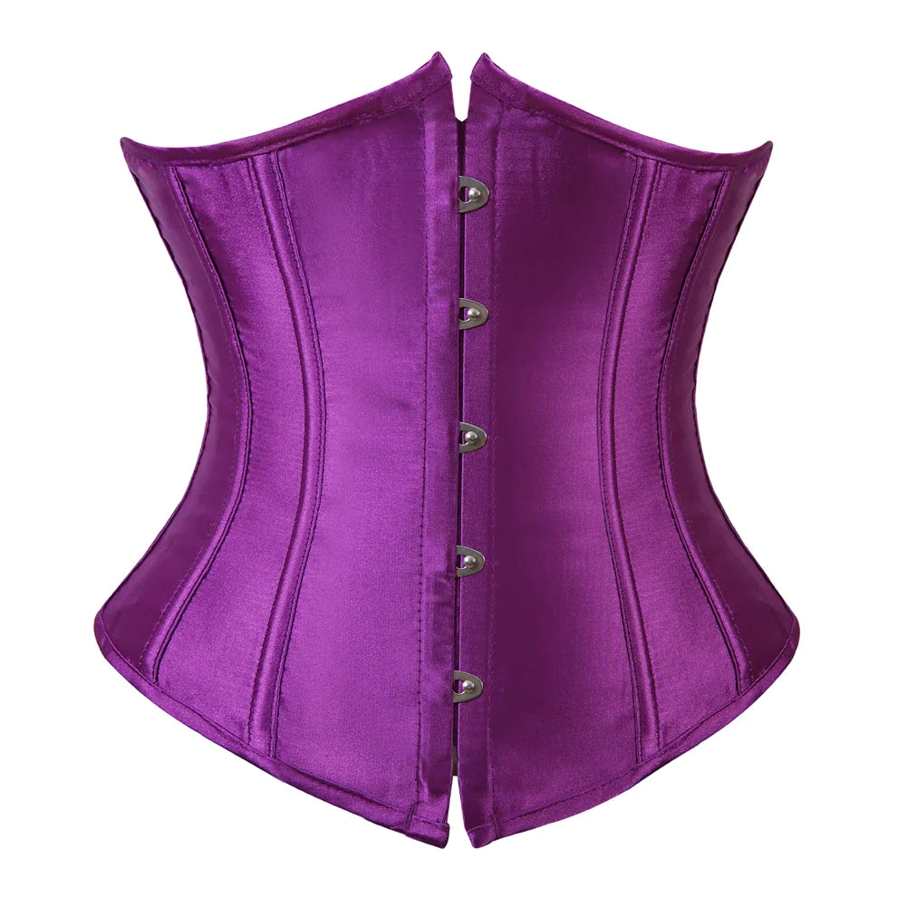 flowersverse-2024 New Style Women Underbust Corset Sexy Bustiers Workout Shape Body Belt Slimming Shapers Girdles Dropship Support S-XXXL