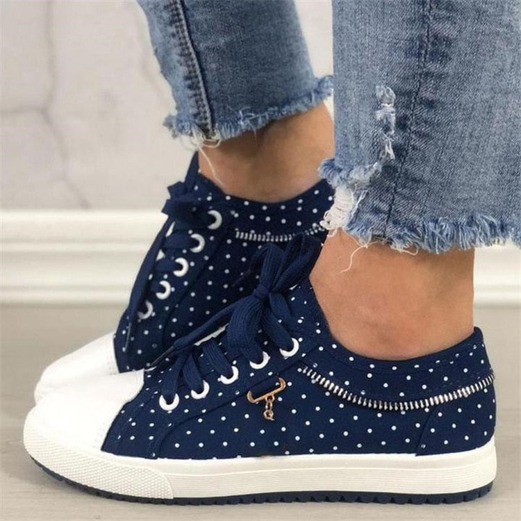 flowersverse  Summer autumn New Women's Hollow Denim Sneakers Flat Casual Sports Female Shoes Breathable Cloth Shoes Student Mesh Shoes