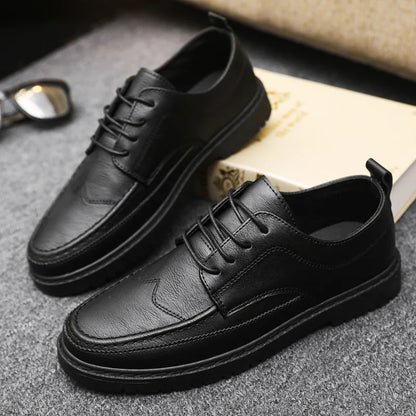 flowersverse-Spring New Bullock Men Classic Business Formal Shoes Men Oxford Shoes Men Dress Shoes Business Formal Shoes Man