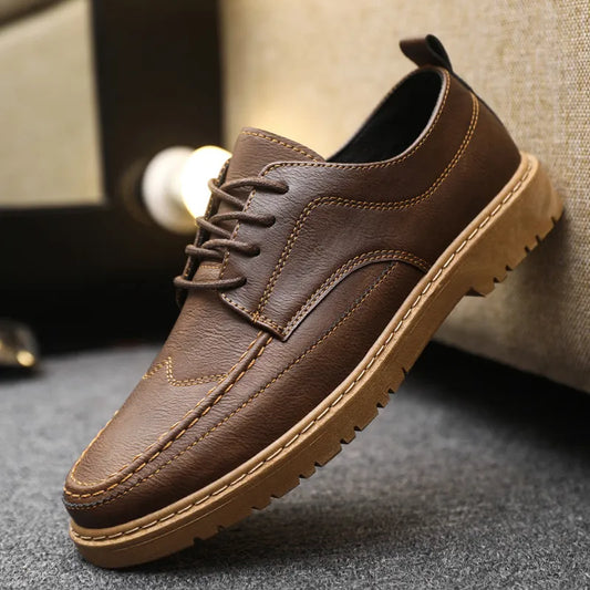 flowersverse-Spring New Bullock Men Classic Business Formal Shoes Men Oxford Shoes Men Dress Shoes Business Formal Shoes Man