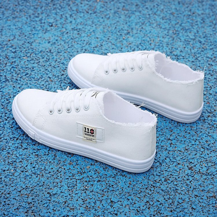 flowersverse Women Casual Shoes New Spring Women Shoes Fashion Embroidered White Sneakers Breathable Flower Lace-Up Women Sneakers