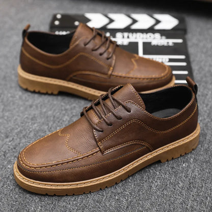 flowersverse-Spring New Bullock Men Classic Business Formal Shoes Men Oxford Shoes Men Dress Shoes Business Formal Shoes Man