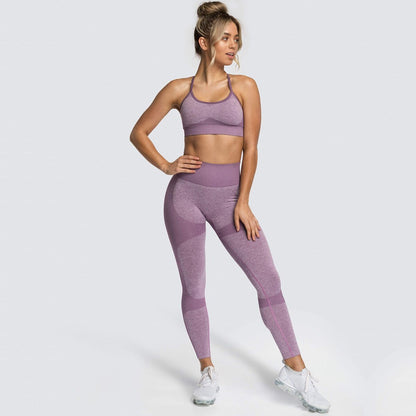 flowersverse Seamless Women Yoga Set Workout Shirts Sport Pants Bra Gym Suits Fitness Shorts Crop Top High Waist Running Leggings Sports Sets