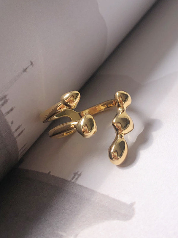 flowersverse Vintage Adjustable Geometric Rings Accessories