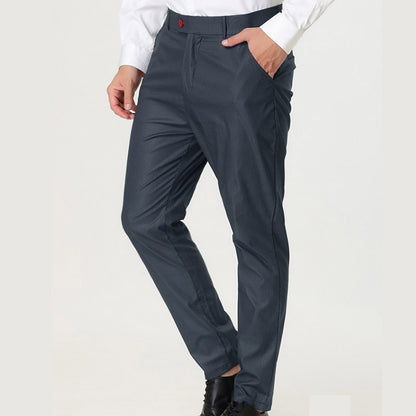flowersverse Men's Dress Pants Trousers Chinos Pocket Straight Leg Print Polka Dot Comfort Outdoor Daily Going out 100% Cotton Streetwear Stylish Black Blue Micro-elastic