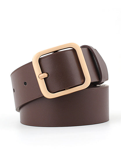 flowersverse Urban PU Geometric Belt