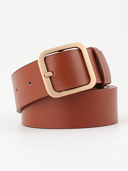 flowersverse Urban PU Geometric Belt