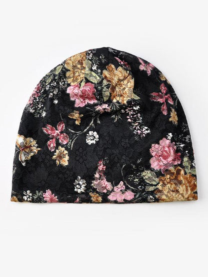 flowersverse Lace-paneled Floral All seasons Hood