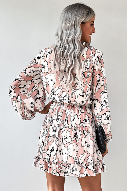 flowersverse Reservations Floral Mini Dress