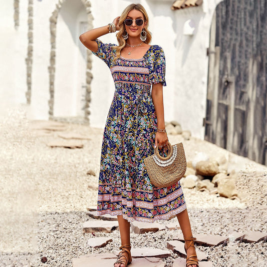 flowersverse Bohemian Floral Dress