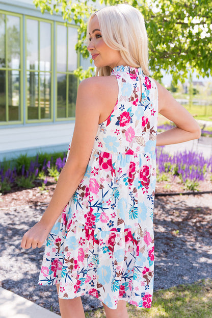 flowersverse Sunday Dreams Floral Mini Dress