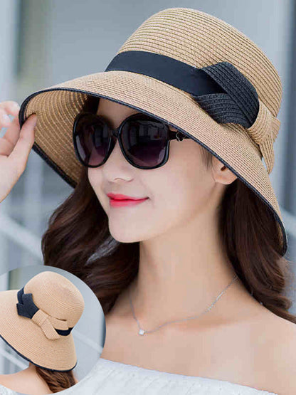 flowersverse Original Bow Sun-Protection Dome Hat