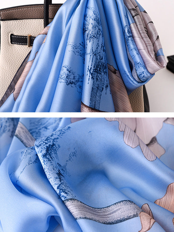 flowersverse Vacation Floral Printed Shawl&Scarf