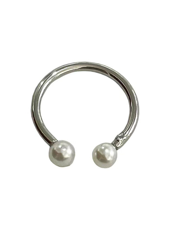 flowersverse Simple Casual Chic Normcore Beads Ring