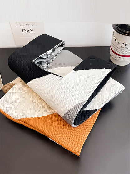 flowersverse Contrast Color Woven Handbags Bags