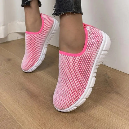 flowersverse Vibrant Summer Sneakers: Candy-Colored Sports Shoes for Women, Ideal for Walking and Running