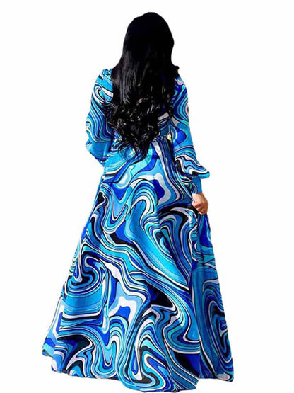 flowersverse Floral Print Pleated Maxi Dresses