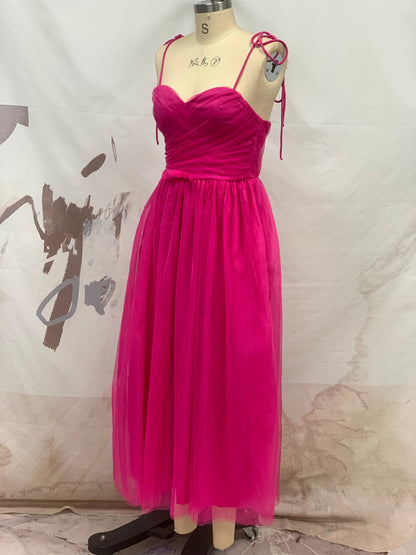 flowersverse Women's Summer Dress Mesh Formal Party Party Slip Dress