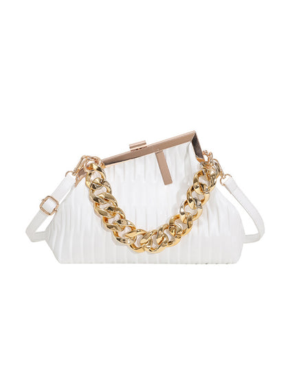 flowersverse Stylish Chains PU Bags Accessories