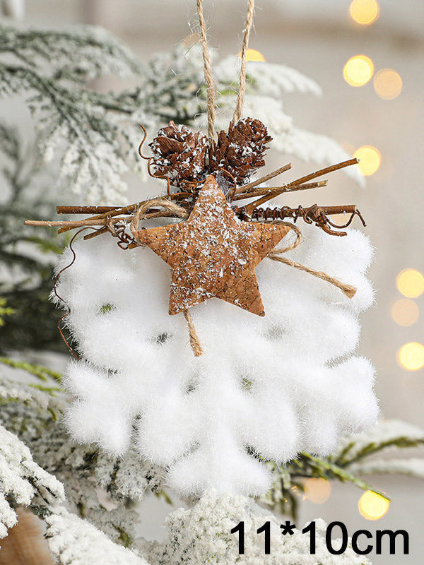 flowersverse Snowflake Festival Christmas Tree DIY Decoration Accessories