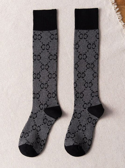 flowersverse Leisure Fashion Printed Socks Accessories