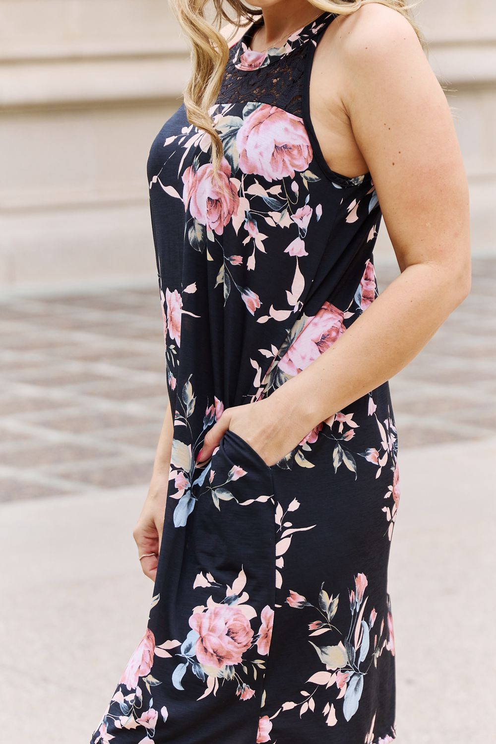 flowersverse On A Journey Floral Mini Dress