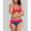 flowersverse Bare Back Ruched Drawstring 2 Piece Bikini