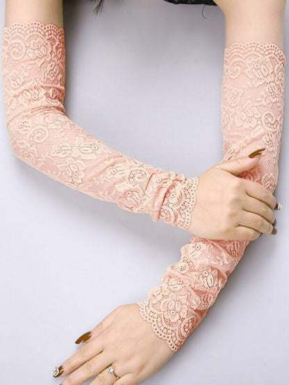 flowersverse Original 7 Colors Lace Hollow Embroidered Sleevelet Accessories