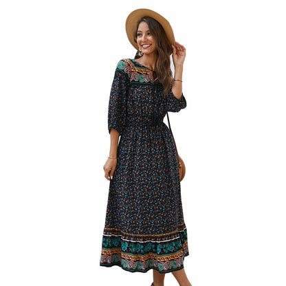 flowersverse Bohemian floral dress