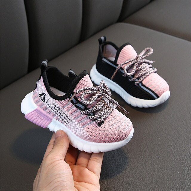 flowersverse  Spring Autumn Children Shoes Boys Girls Sport Shoes Breathable Infant Shoes Sneakers Soft Bottom Non-slip Casual Kids Shoes